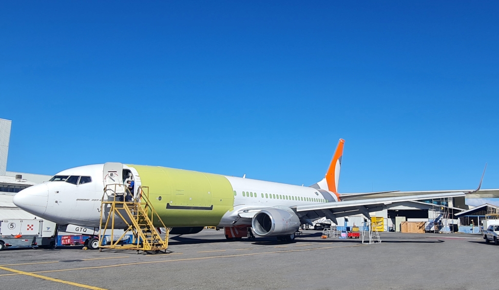 COOPESA has completed the first Boeing 737-800 BCF for Boeing Global